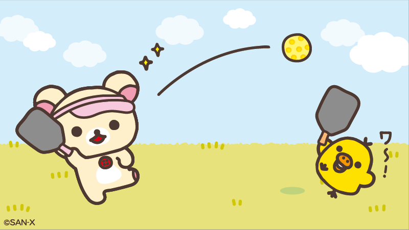 rilakkuma_gyr's tweet photo. ピックルボール楽しいね！

＃スポーツの日 https://t.co/8g6I2VXuQE