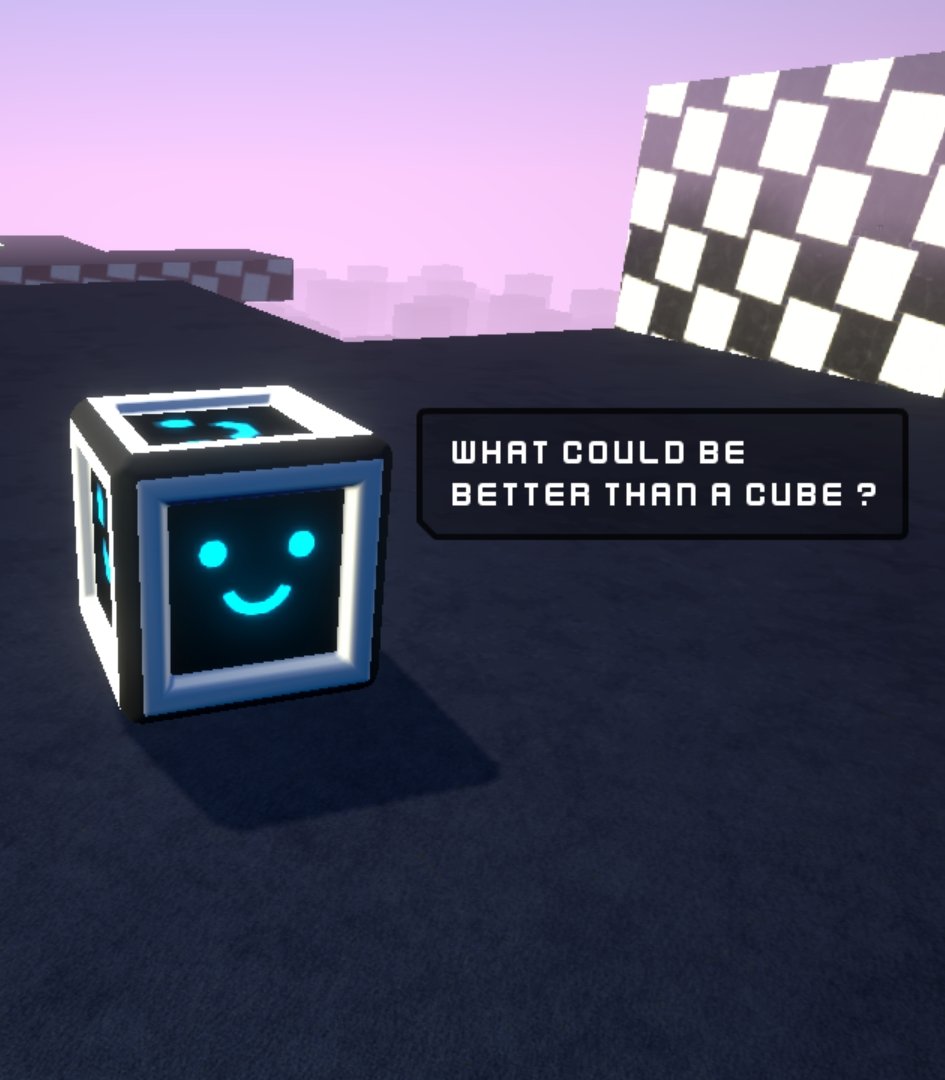 b4n92uid's tweet photo. Echo Is Falling, 2019 vs 2026. 🧊
Same cube, same rule: you only move by jumping.

Now: 4 modes, online play, 50+ skins. New this month: Survivor mode, a teleporter effect, medals in Challenges and a French version.

#gamedev #indiedev #UnrealEngine https://t.co/wb1qr5cxtZ