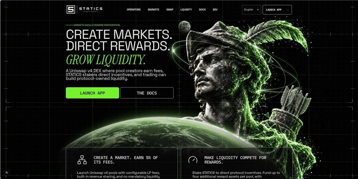 StaticsProtocol's tweet photo. We are live!

@StaticsProtocol Phase 1 has been deployed on @RobinhoodCrypto at:

0x612aC07E3A60e16F1CC7B2c1Fd3DbEB474515DAa

We will be announcing liquidity incentive programs in the coming days, so stay tuned.

Want to check it out? Visit https://t.co/ACsRJhG0Qc https://t.co/5WIAQF5aCI