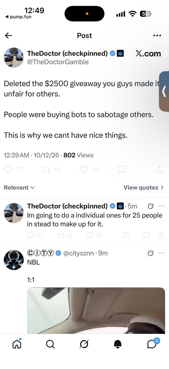 sol_promise's tweet photo. got blocked buy the $2500 ngga but might do a small giveaway from my own pocket later today. 👀 https://t.co/LI1nUyu6nr