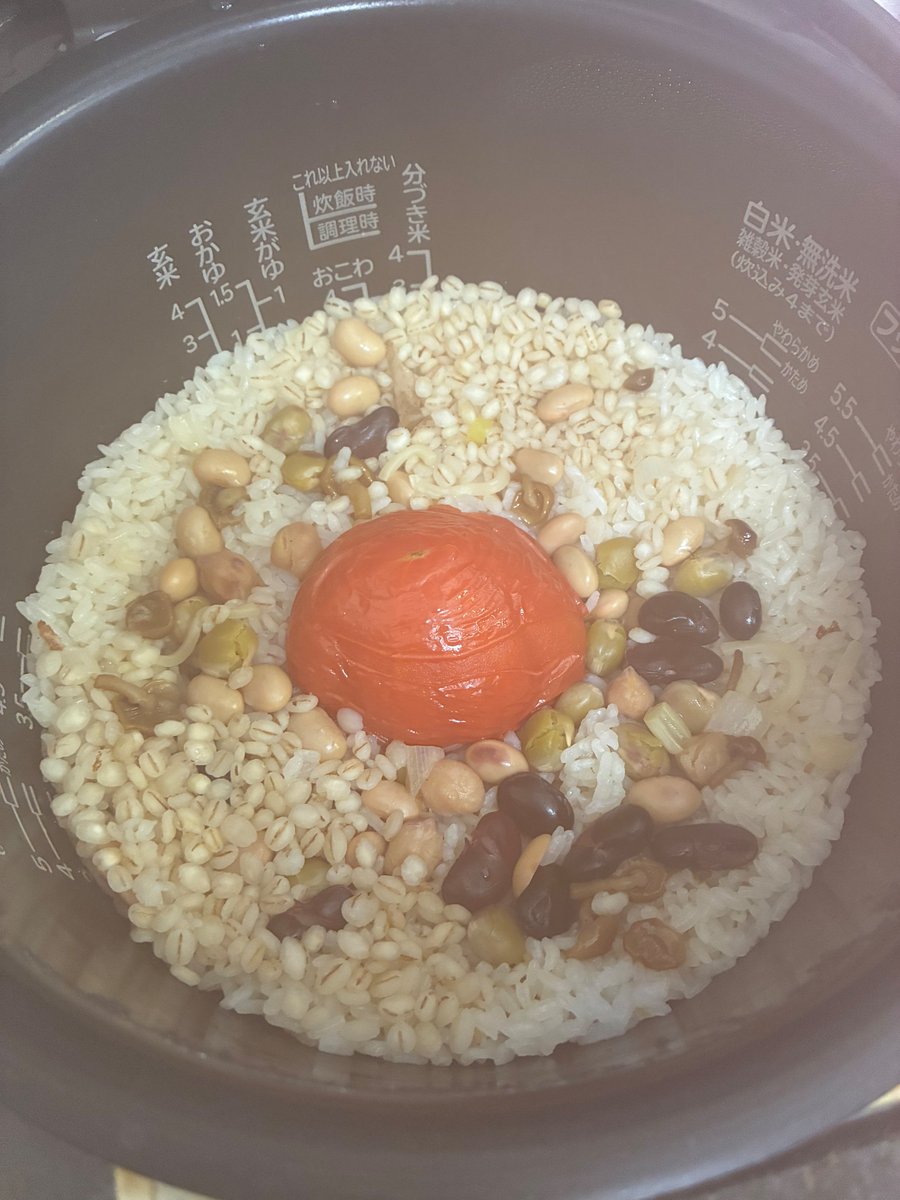 onsenkun_jpn's tweet photo. 昨日のキノコそばのスープを使って
エジプトの炊込みご飯にした。

【キノコシャリ】

I call this "Kino-Koshary" 🍄🔥
玉ねぎ・舞茸を素揚げしてトッピング

Pouring plenty of Garlic Vinegar (Dakka) over it... It’s an absolute masterpiece. Tastes incredibly good! 🇪🇬🇯🇵

#おうちごはん https://t.co/Emnwb653ys