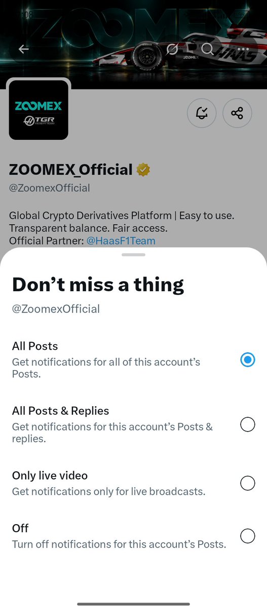Freddybs9's tweet photo. @ZoomexOfficial ZOMO 
Zoomex UID:561856348

#ZOOMEX https://t.co/SaVgxmwZMj
