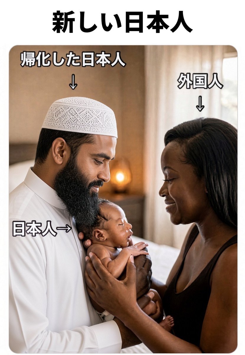 PoppinCoco4's tweet photo. 帰化人は日本人じゃないし、

『新しい日本人』は

絶対に日本人じゃないと思う人✋ https://t.co/3yCBlId6LP