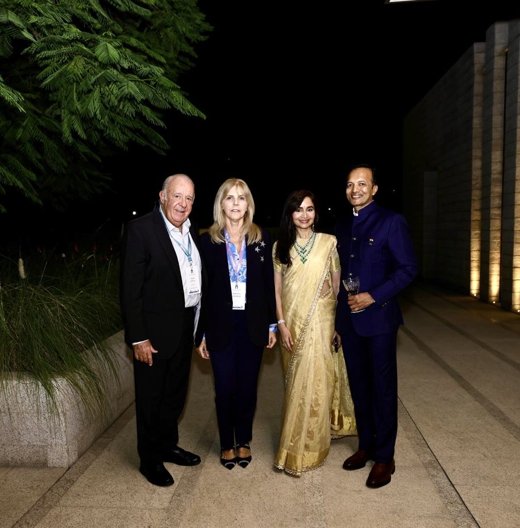 ShalluJindal_'s tweet photo. A warm evening at home as @MPNaveenJindal ji and I welcomed members of the World Steel Association General Assembly.

It was a pleasure bringing together leaders from across the global steel community for an evening of meaningful conversations round an industry that continues to build nations, connect economies and shape the future.