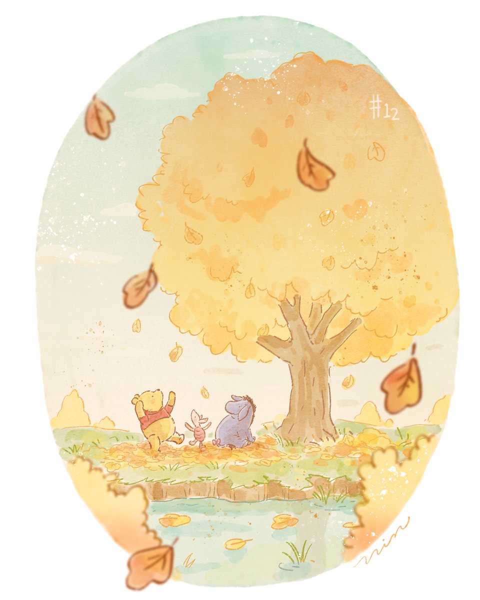 nin0318's tweet photo. 12日目🍁☀️

#inktober2026 https://t.co/OWmkqwShXj