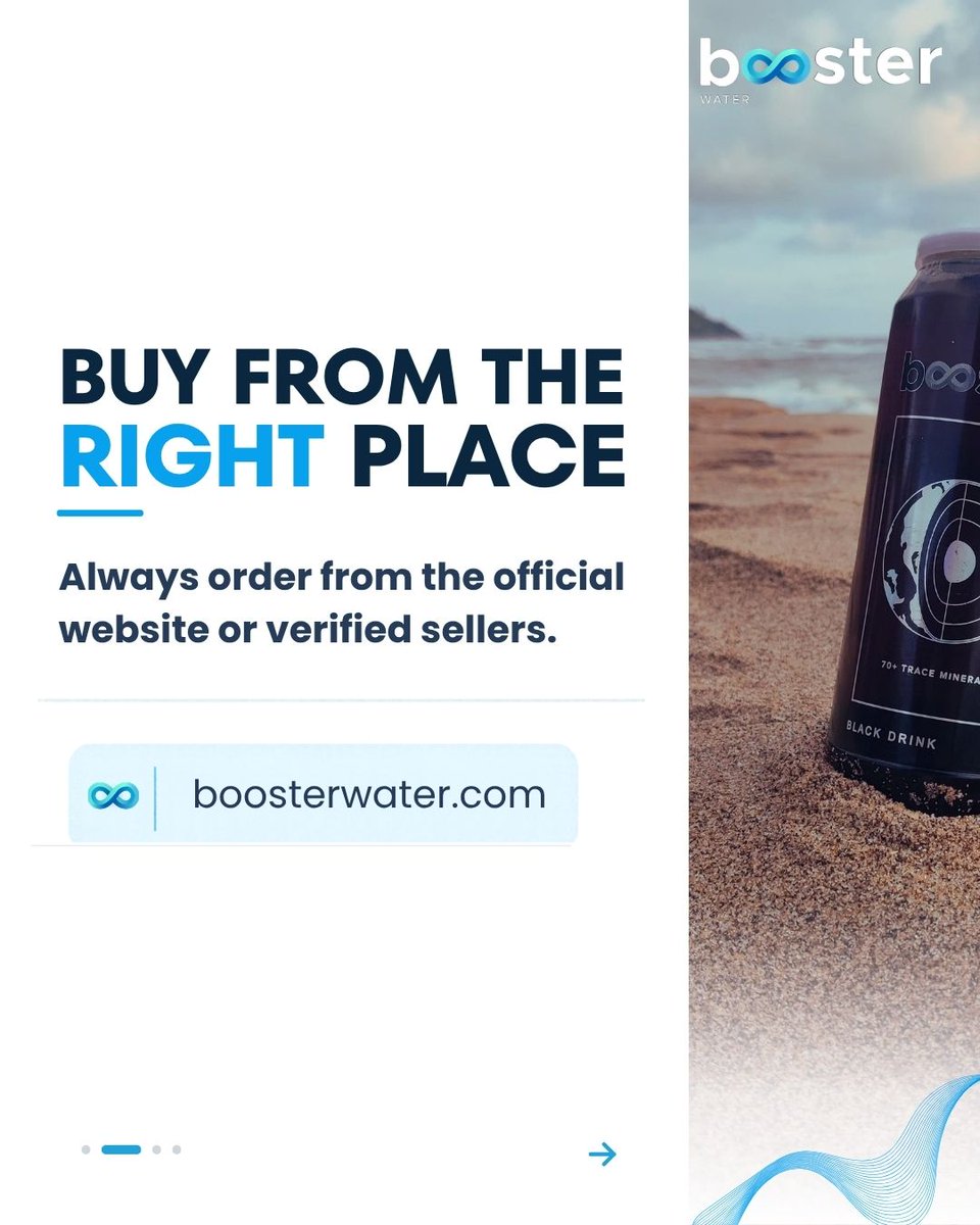 booster_water's tweet photo. Spot the Signs Before You Buy. ⚫
Unusually low prices? Poor packaging? Missing product details? Think twice before buying Black Water online.
Choose the original. Choose Booster Black Water.
Shop: https://t.co/iq6Wnw2elu
#BoosterWater #BlackWater #ShopSmart https://t.co/oEMec2y5rk