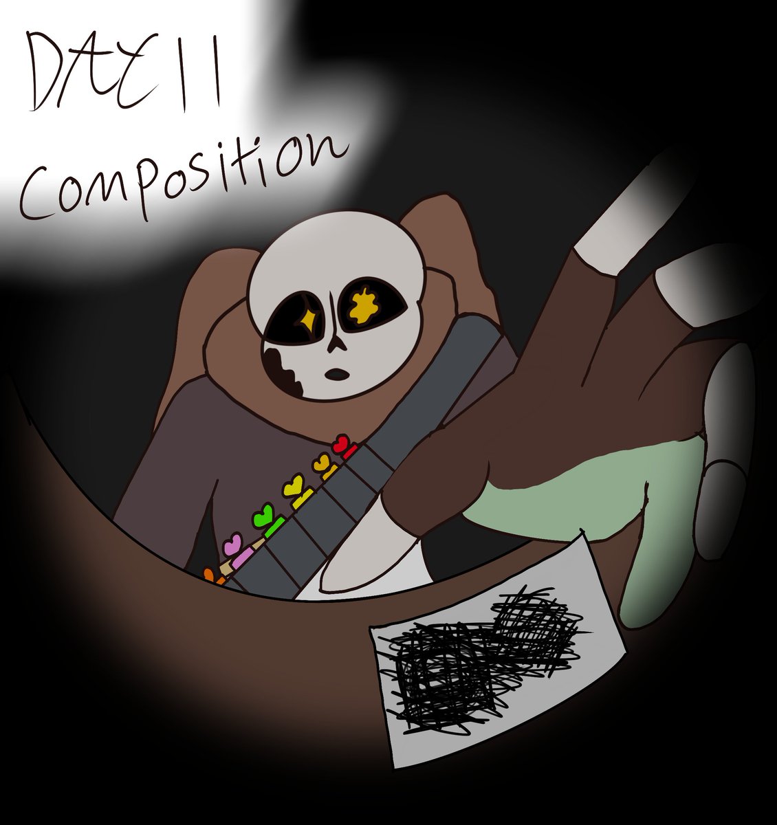 that_fox_person's tweet photo. Day 10 composition

Was more difficult to figure this out but hey figured it out!

#inktobertale2026 #inktobertale #inksans https://t.co/5Ms3Q2XeZX