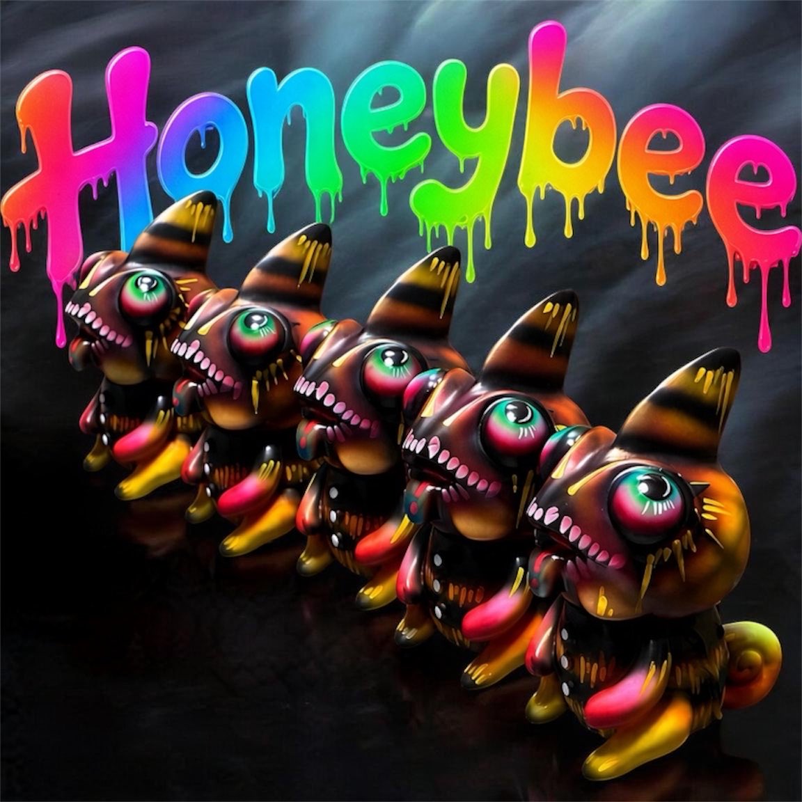 Eboshiro777's tweet photo. Honeybee☠️🍯🐝
#ソフビ #エボシロー #蜜蜂 #ハロウィン https://t.co/oR64jllviF