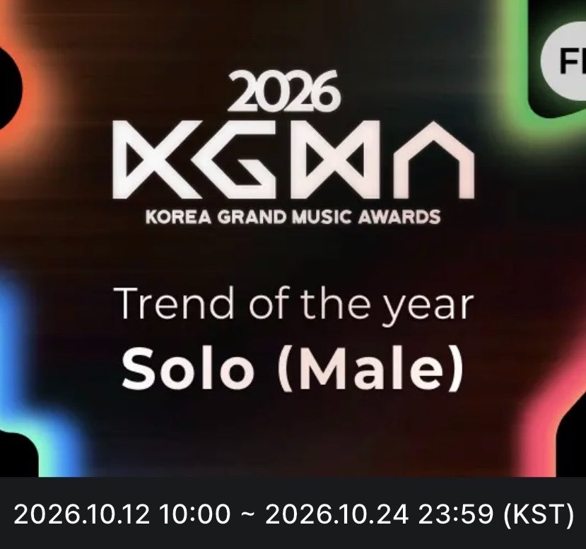 hyungwonspace's tweet photo. hyungwon is nominated for “2026 kgma (korea grand music awards) solo male trend of the year” award. you can vote on coogoong app until october 24th 🗳️ #형원 #hyungwon https://t.co/6518VkKUHO