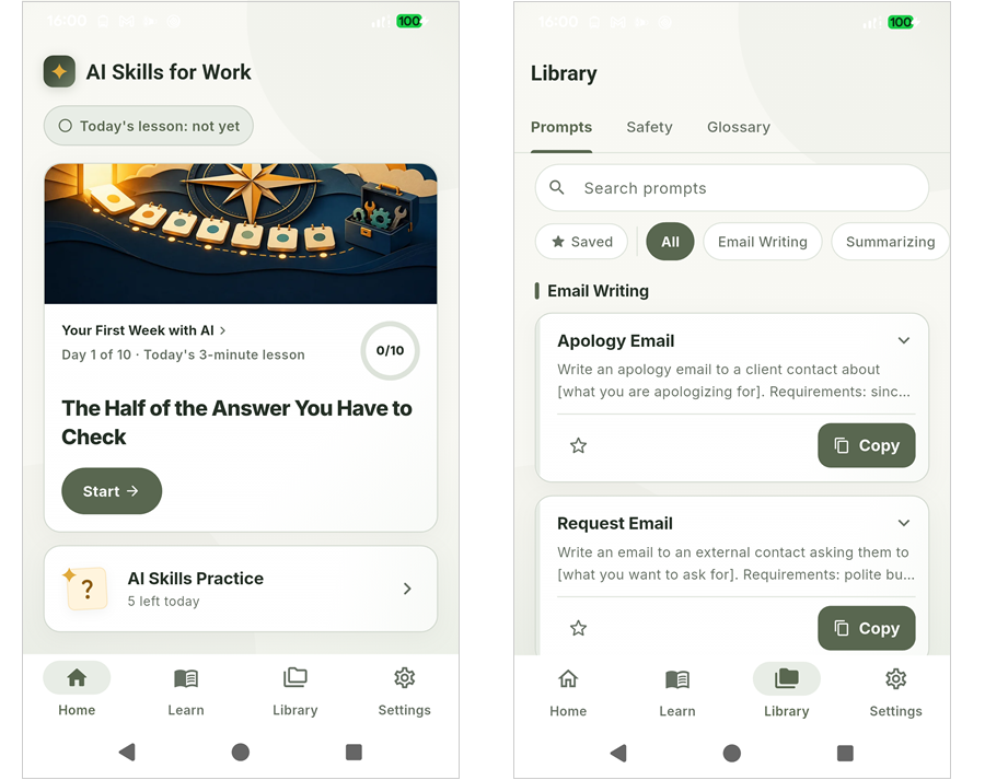 chopplicom's tweet photo. Small steps can lead to big skills! 📈

Make AI learning part of your daily routine.
Just 3 minutes a day to explore practical AI tips, prompts, and quizzes.

⏬Free on Android
https://t.co/2lEFo4WuLg

#Upskilling #FutureOfWork #AI #AISkills #LearnAI https://t.co/QT484M9L4S