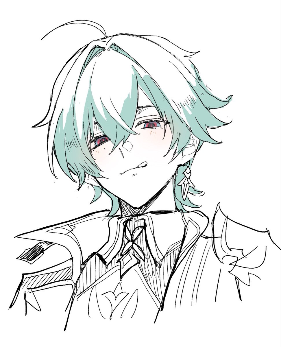 sayocha34's tweet photo. これはローエンの落書き https://t.co/xu83XmtMas