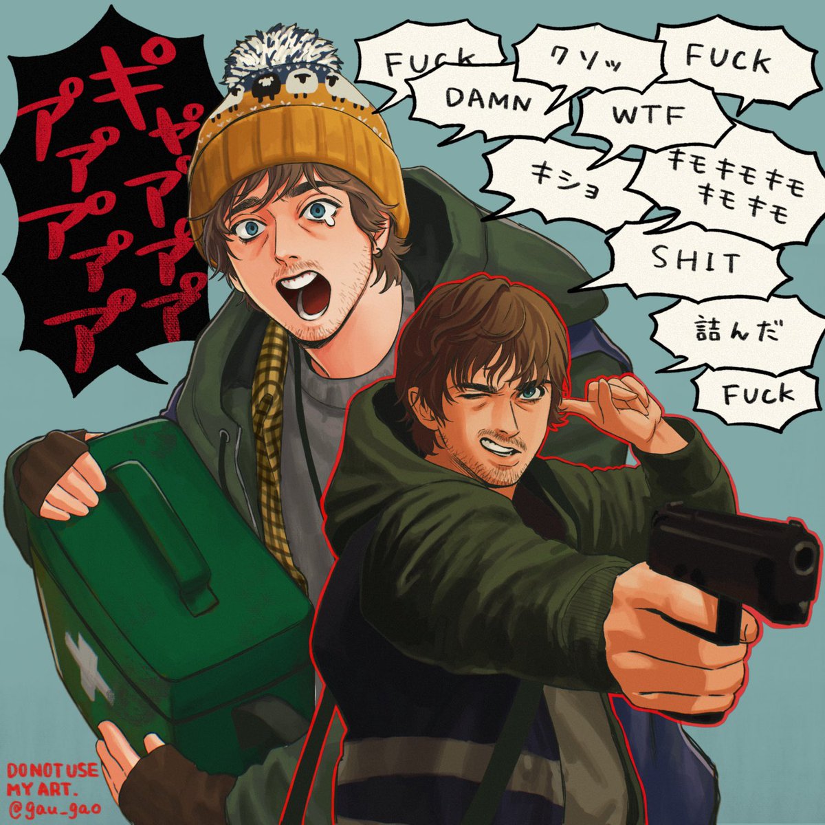 gau_gao's tweet photo. 頑張れブライアン〜〜〜‼︎
#バイオハザード
#ResidentEvil https://t.co/J1ZG9lXMHE