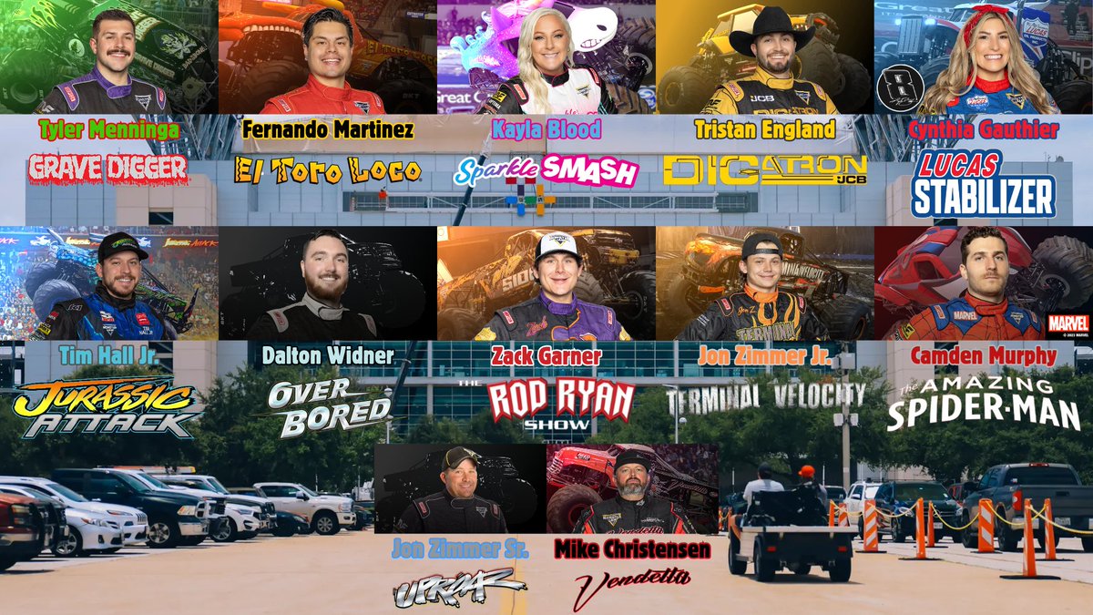 WildSideDom's tweet photo. The Monster Jam Fall Stadium Series is stayin' out in the Lone Start State, but this time, they visit the home of the Houston Texans out in Space City

Here is Tonight's Lineup for Houston

#MonsterJam | #FallStadiumSeries | #TeamSparkleSmash 🦄🩷 https://t.co/x0U0wXJRvP
