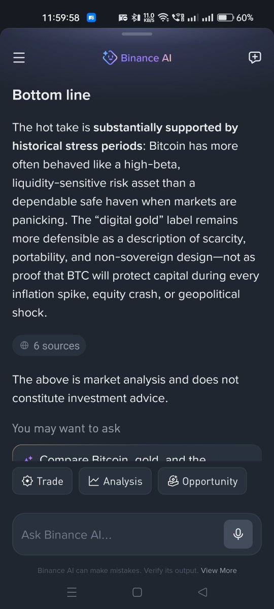 anubhav4233's tweet photo. @binance Here is what I found on my question & I totally loved the response and Binance AI surely is the best ๐ฅ
#BinanceAI
@binance https://t.co/20uErAy7Aw