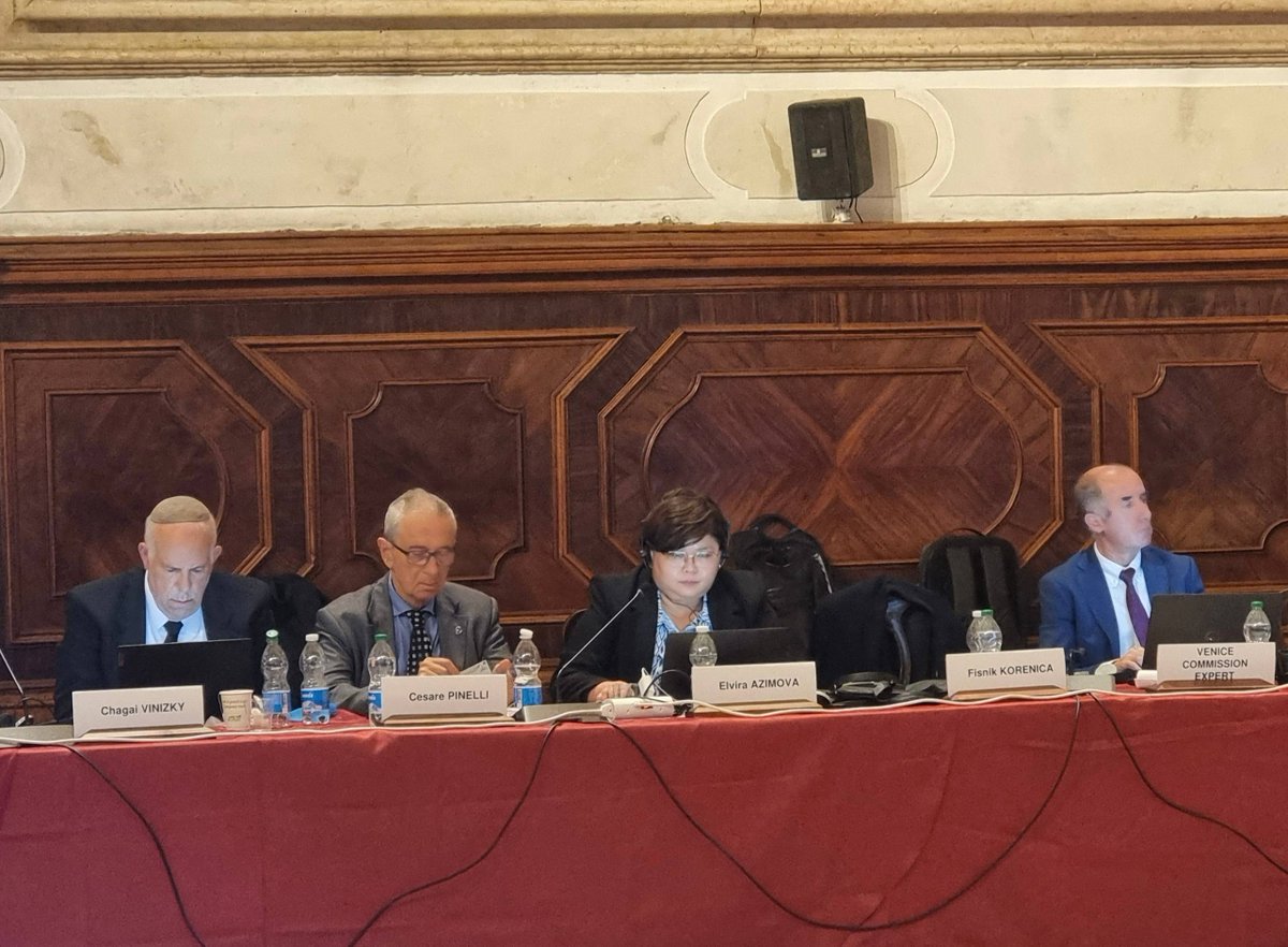 conscourtKZ's tweet photo. #Chairperson of the #ConstitutionalCourt of #Kazakhstan Participates in the Plenary Session of the #VeniceCommission
https://t.co/7voD9yuLLt https://t.co/NyIdjBdHdd