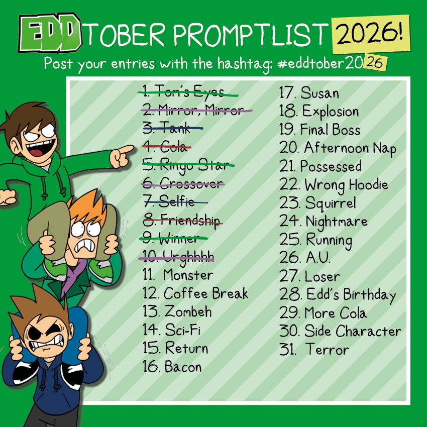 draculasjester's tweet photo. #eddtober2026 day 10 and 11 https://t.co/H2XCYZj4jT