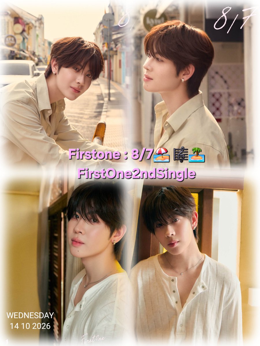 PP_PatchaCm's tweet photo. ก็เธอคือ First One คนเดียวในใจฉัน
ก็เธอคือ First One my only one
ก่อนน้อง 8/7 จะมาวนไปฟังน้อง Firstlove ให้ครบ 3,000,000วิวกันนะ
8 PER 7 IMAGE TS PT 1
#Day5FirstOne
#FirstOne2ndSingle
#Firstone @firstone_wnk https://t.co/QWfBDQkqLy