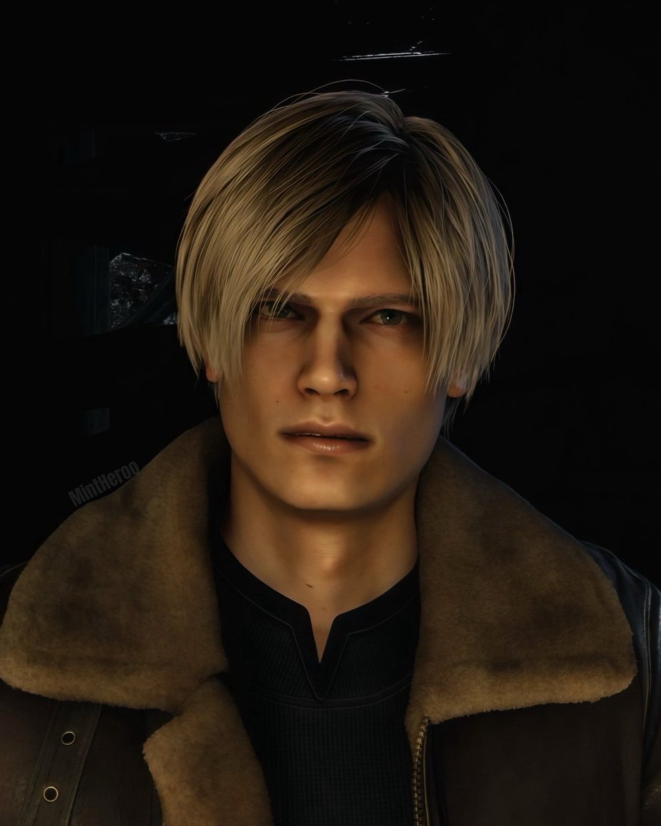 MintHeroo's tweet photo. Many of y’all saying Leon has lost his puppy features since being recruited by the government… but I don’t agree, he’s still such a soft cutie here 🥺 https://t.co/z2mA3QP7Hr