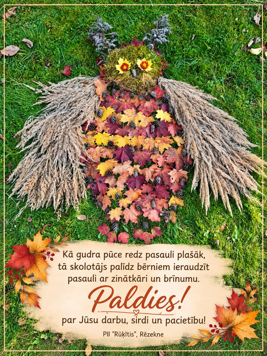 lizda_lv's tweet photo. Noslēgusies radošā Skolotāju dienas nedēļa, kad visās mācību iestādēs godināti pedagogi. Sakām lielu paldies saviem biedriem par vairāk kā 120 idejām, kas šīs nedēļas laikā iekrita mūsu e-pastā. Par kopīgi piepildīto “Labo padomu grozu”, kurā smelties idejas harmonijas brīžiem https://t.co/MkDPtLPhDK