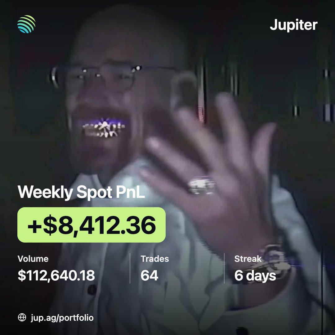 jupiter_manage's tweet photo. 🚨 You know what day it is. PnL Monday.

Share yours below 👇 

Best and worst get a RT. https://t.co/VKULa570Ha