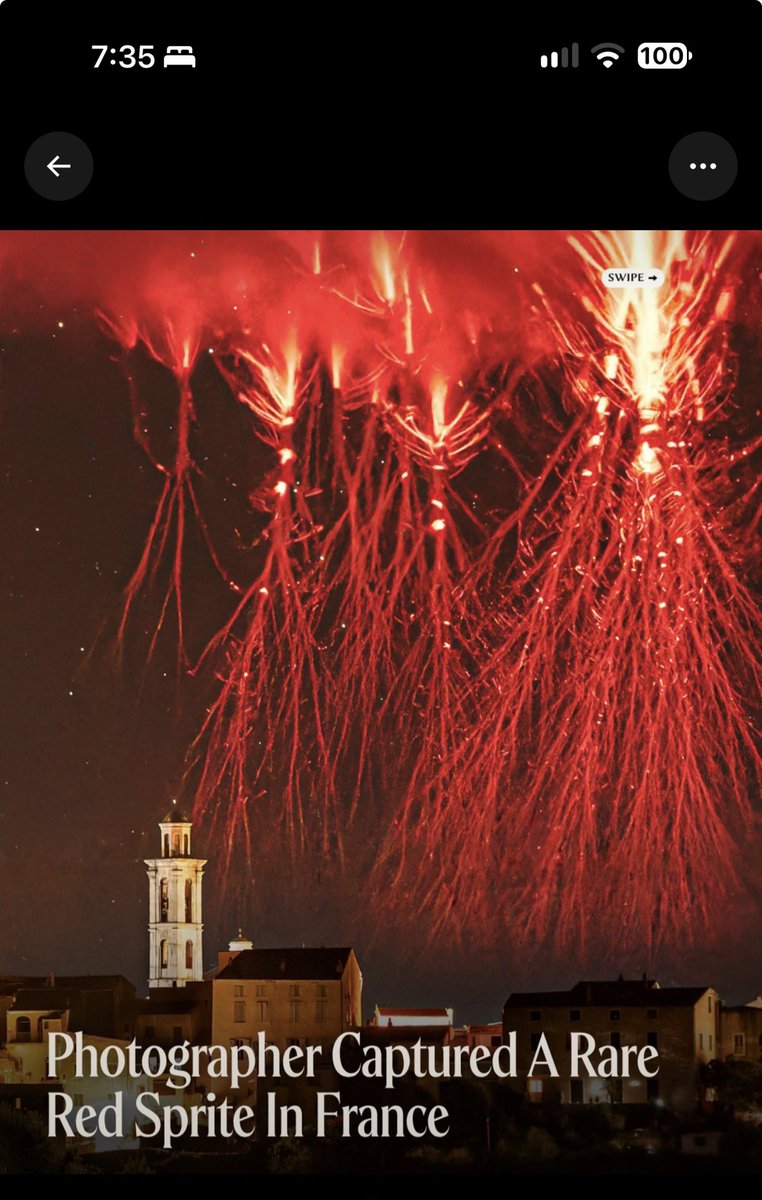 marcogalinha77's tweet photo. Há 2.600 anos, o profeta Ezequiel descreveu uma tempestade, fogo e luzes extraordinárias no céu.

Hoje, a ciência chama a estes fenómenos sprites vermelhos: descargas elétricas gigantescas, a 90 km de altitude, que duram milésimos de segundo.

Terá Ezequiel visto algo semelhante?

A ciência explica como acontecem. A Bíblia convida-nos a refletir sobre o seu significado.

Quanto mais descobrimos sobre o Universo, mais percebemos o quanto ainda desconhecemos.

Ezequiel 1:4

Fotos em França