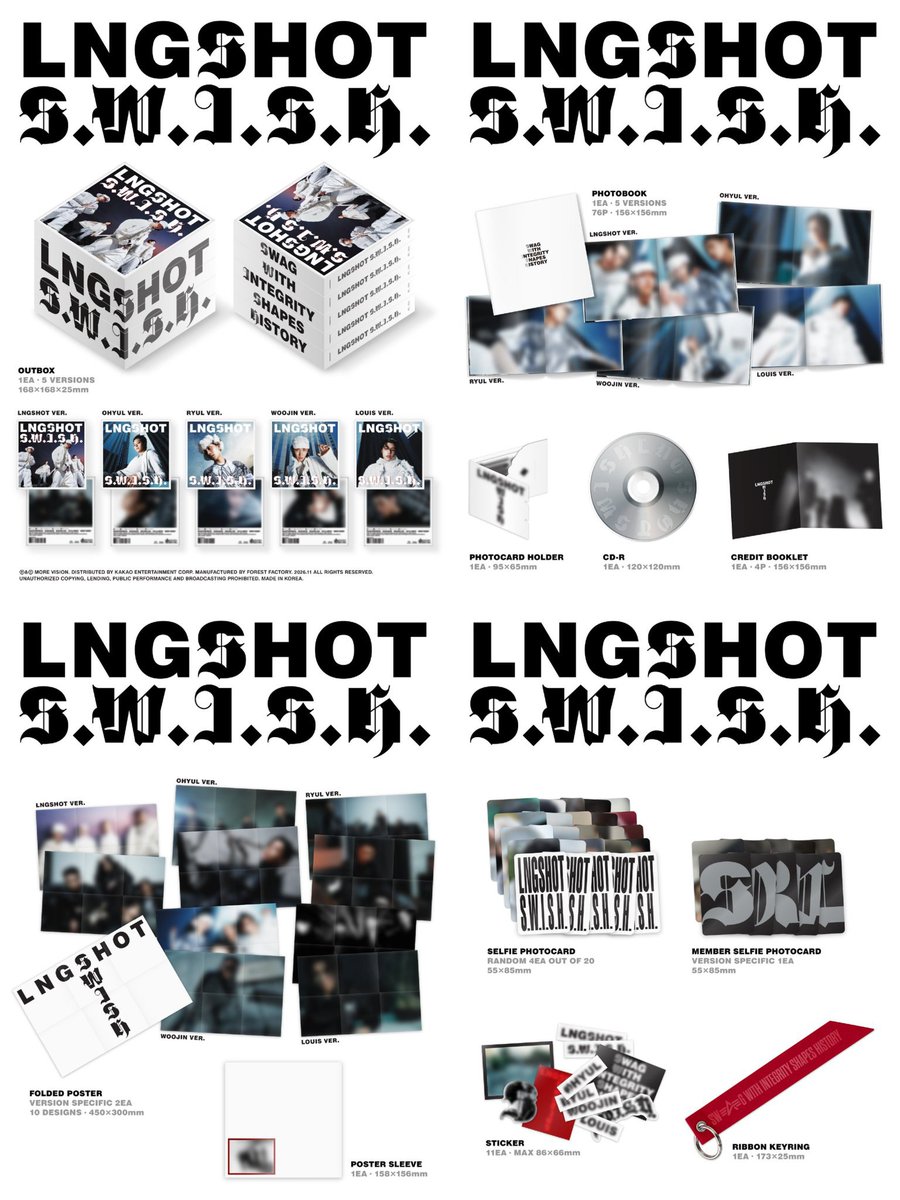 yourcorner_go's tweet photo. OPEN PRE-ORDER SWISH LNGSHOT 🤞🎀

Sharing - Standard Ver (est. 500gr)
💸420k DP 300k

Ohyul ❌ Ryul ✅
Woojin ✅ Louis ✅
Group ✅

Random Ver.
💸 425k DP 300k

Card Pack Ver. (Avail 2 pcs) 
💸180k DP 155k

‼️Diatas hanya harga est., harga bisa berubah tergantung berat aktual. https://t.co/bxPiQEl9fM