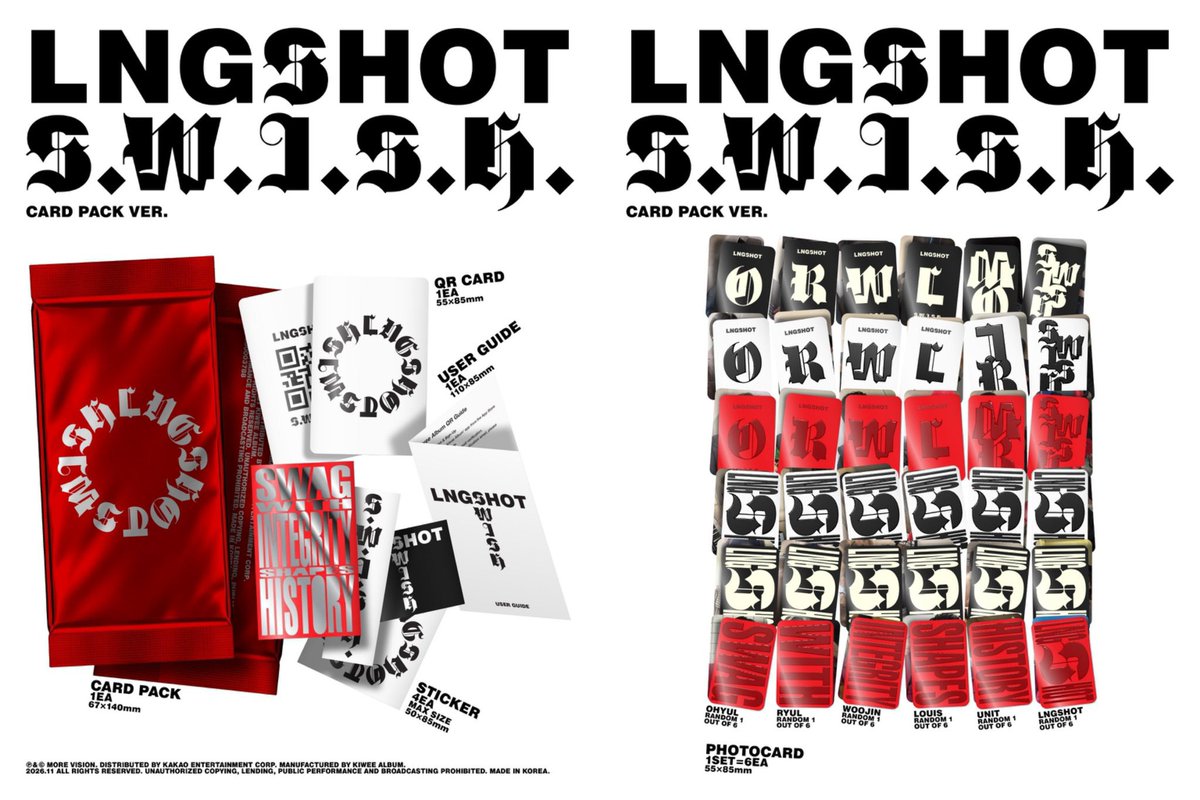 yourcorner_go's tweet photo. OPEN PRE-ORDER SWISH LNGSHOT 🤞🎀

Sharing - Standard Ver (est. 500gr)
💸420k DP 300k

Ohyul ❌ Ryul ✅
Woojin ✅ Louis ✅
Group ✅

Random Ver.
💸 425k DP 300k

Card Pack Ver. (Avail 2 pcs) 
💸180k DP 155k

‼️Diatas hanya harga est., harga bisa berubah tergantung berat aktual. https://t.co/bxPiQEl9fM