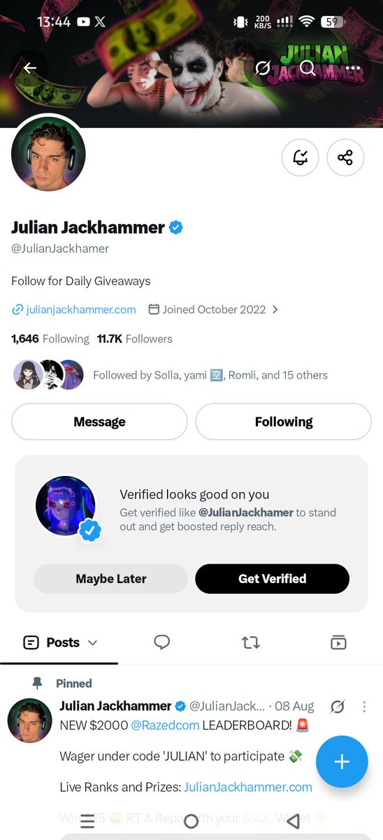 Flaminyow's tweet photo. @JulianJackhamer @Razedcom 3hg96H2MekuLYDkk4QKLvbnjr8E7VaKZUbux3EPNiBkb https://t.co/7a9NEOPOeP