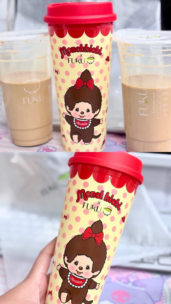 pccream__pp's tweet photo. มีใครยังไม่ได้แก้ว Fuku x Monchhichi บ้างไหมคะ วันนี้กดง่ายกว่าวันศุกร์แล้วนะ เค้าใช้โค้ดลดใน #ShopeeFood ลดไปอีกได้มา 93.- เอง ได้แก้วนร ๆ แบบนี้เยยย 😋💘🌟

🛵 https://t.co/jDD7iWNqBK https://t.co/n7oj2bc1X2