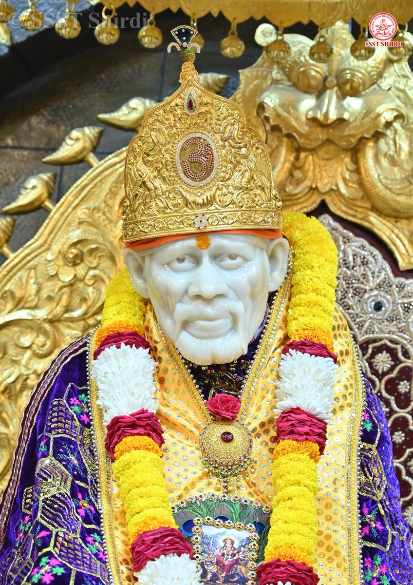 SSSTShirdi's tweet photo. *!! ॐ साई राम !!*
*श्री साईबाबा संस्थान विश्वस्त व्यवस्था,शिर्डी*
*!! ॐ Sai Ram !!*
*Shri Saibaba Sansthan Trust, Shirdi*
≈≈≈≈≈≈≈≈≈≈≈≈≈≈≈≈≈ 
*आरती :- माध्यान्ह आरती*
*सोमवार १२ ऑक्टोबर २०२६*              *Aarti :-Madhayn Aarti*
*Monday 12 October 2026* https://t.co/T35MDN4c7T