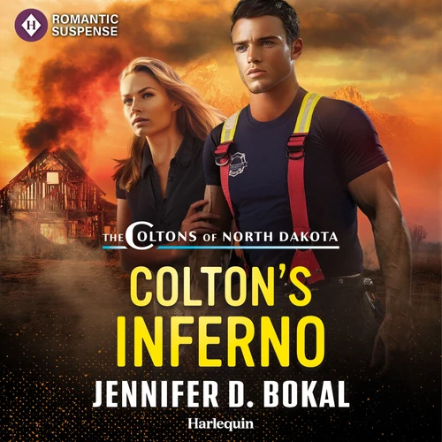 BeeAudio's tweet photo. Who wanted her dead? And could one man keep her safe? From author @jenbokal, COLTON'S INFERNO (The Coltons of North Dakota, Book #3) is available now on #audiobook with @HarlequinBooks. Narrated by Courtney Patterson. 🎧 🔥 Listen today: 
https://t.co/wwwQ7sBhhY https://t.co/duUE7MeST8