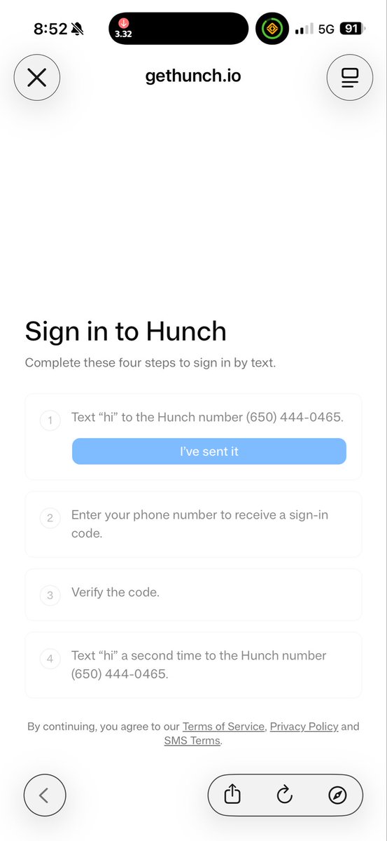 zack415's tweet photo. @gethunch_io Onboarding feedback. I don’t want to copy and paste. Cut friction. Make all this one seamless step. https://t.co/YGiHZjKvjy