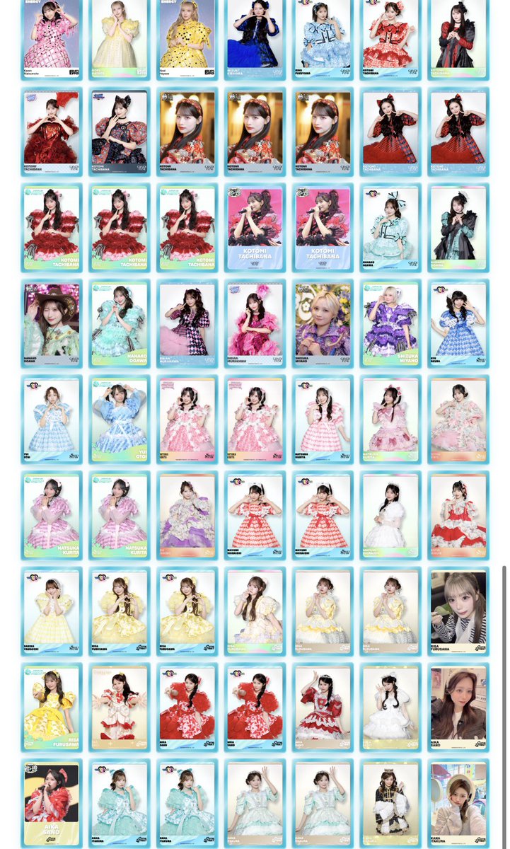 Pataratechan's tweet photo. すきすきトレカトレード可能な方リプください

【譲】画像参照 

【求】CSツーショ、梅田みゆ

画像にはないですが通常↔通常も求めてます
画像リプまで続きます！！

 #すきすきトレカ #sukisukiトレカ #カワラボトレカ https://t.co/R36xn18w26