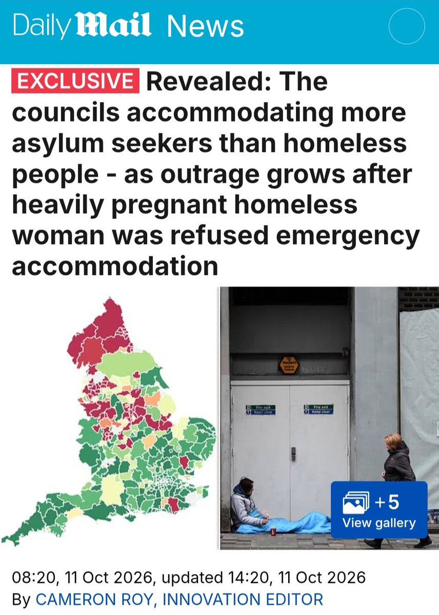 Katie_Lam_MP's tweet photo. More than 100 local councils house more asylum seekers than homeless people.

And 19 of those house *more than ten times* as many asylum seekers as homeless people.

Yet Labour MPs will attack people for saying that the government puts illegal migrants ahead of British citizens. https://t.co/ekyTM6cOi8