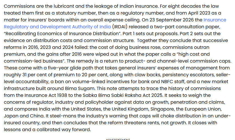 monikahalan's tweet photo. Brilliant piece by P. Sesh Kumar, Former Director General, CAG of India.
If you are serious about this debate, do read this.
#InsuranceReform
https://t.co/1715qUWxZr https://t.co/gYinESOpVq