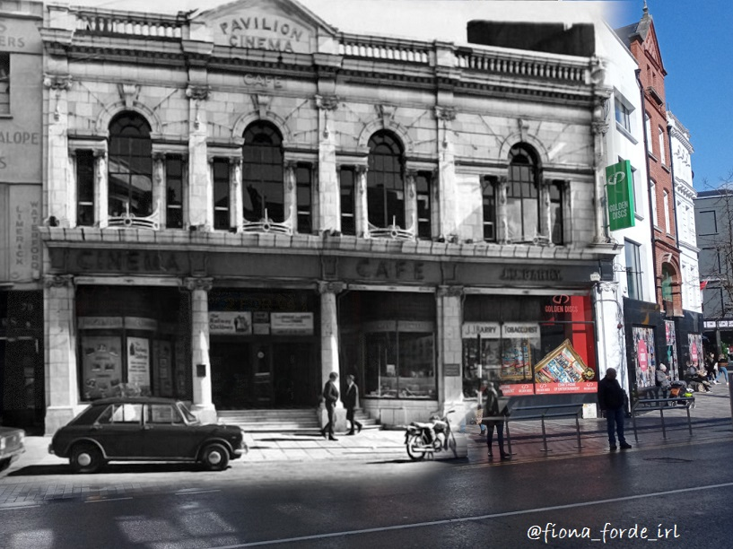 Fiona_Forde_Irl's tweet photo. Timewarp of the Pavilion Cinema Patrick's Street #Cork then (1970s) & now (2021) #LoveCork #PureCork #CorkLike #TimewarpCork https://t.co/5igefeg1Ja https://t.co/AIT18fqxZl