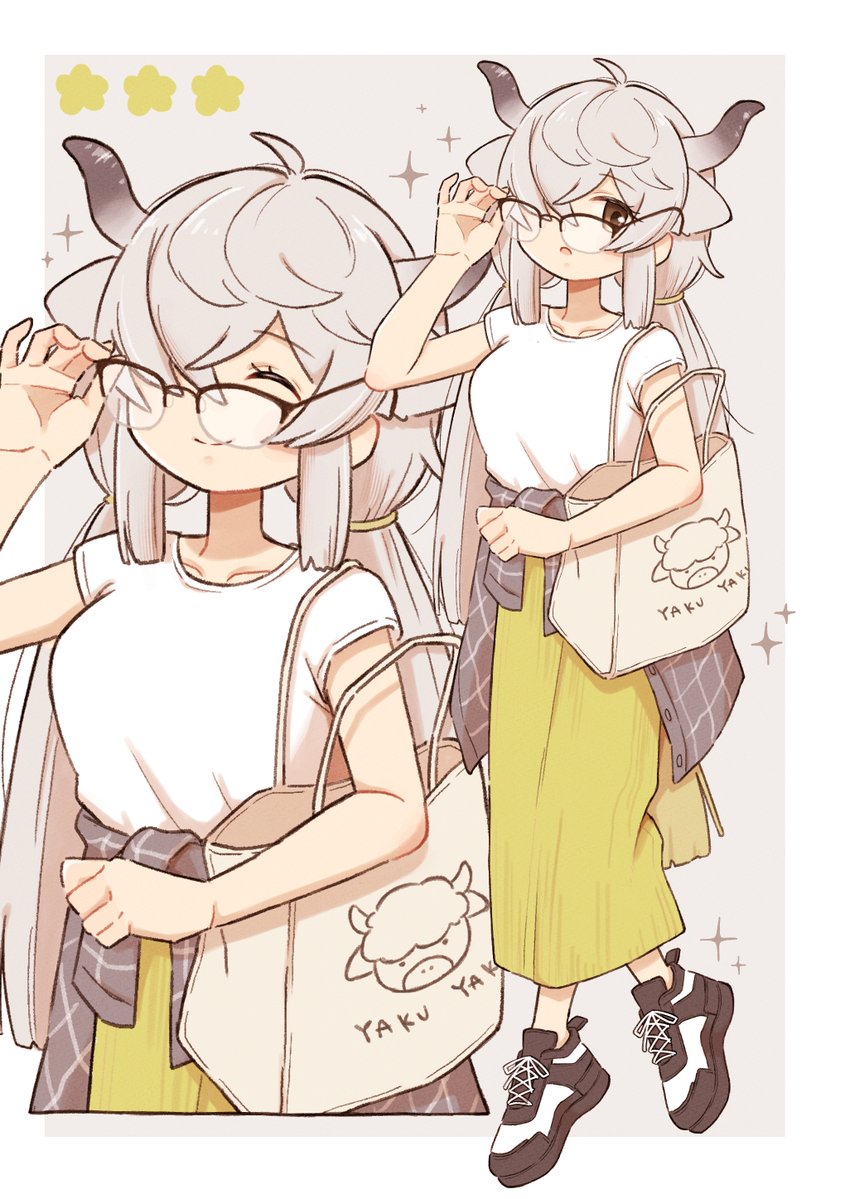 0nanaten's tweet photo. skeb納品いたしましたー！
今回はけものフレンズより私服のヤクさんです～
ご依頼いただきありがとうございました！
気に入って頂けたら幸いです！
#skeb https://t.co/NlcAeDVWKd