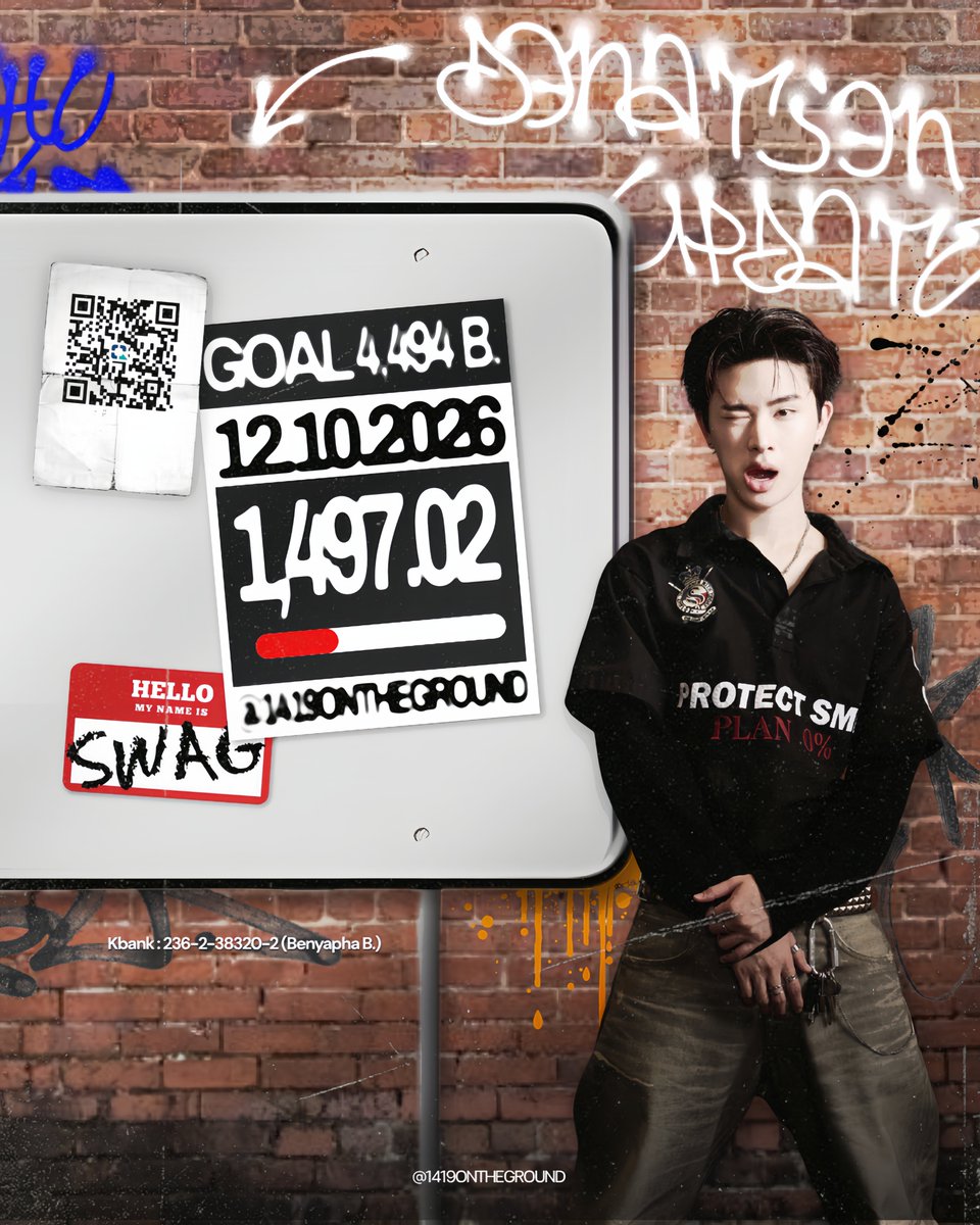 1419ONTHEGROUND's tweet photo. DONATION UPDATE
ⓘ #HEARTTHAI_3RDGROUND 

➕ 634.53 THB

💵 1,497.02 (~33%)
🎯 4,494 THB
🕛 UNTIL 30 OCT 2026
🏦​ Kbank : 236-2-38320-2
⠀⠀(Benyapha B.)

UPDATE EVERYDAY AT @1419ONTHEGROUND https://t.co/5gW9ROFLGm