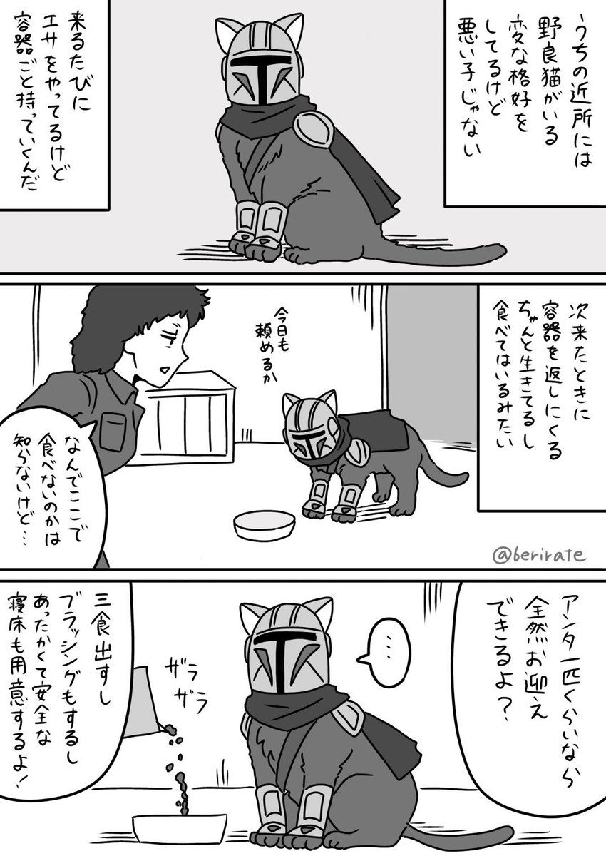 berirate's tweet photo. ペリおばさんと猫(1/3)
⚠ケモノ化 https://t.co/2DvNjoeTgx