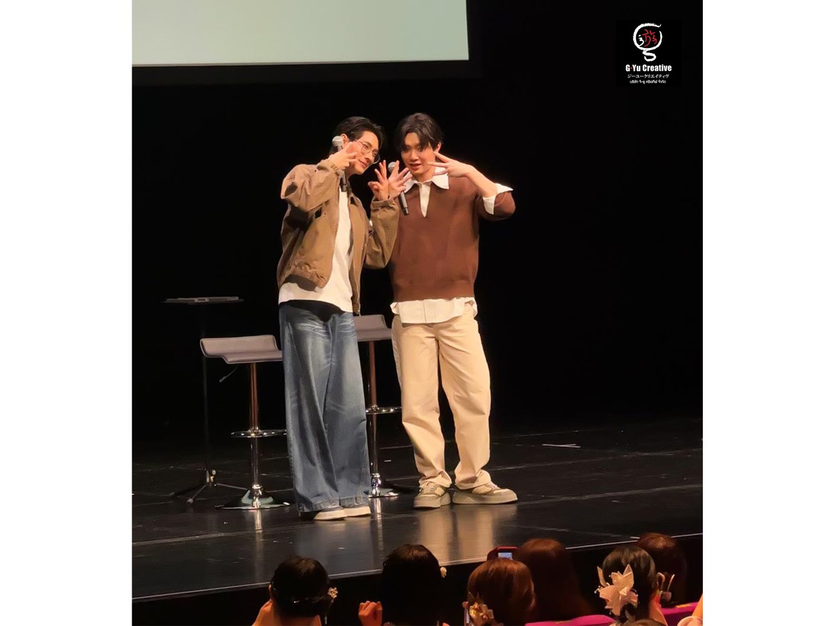 GYuCreativeJP's tweet photo. ✨ TutorYim Fan Meeting in Kyoto 2026「OUR MOMENT」✨

ご来場いただいた皆さま、そして本イベントを応援してくださったすべての皆さまへ、心より感謝申し上げます。

G-Yu Creativeは、今回の特別な一日を皆さまと共に迎えられたことを大変嬉しく思っております。

TutorYimのお二人、関係者の皆さま、そして会場で温かい時間を作ってくださったファンの皆さまのご協力により、たくさんの笑顔と素敵な思い出に包まれたイベントとなりました。

京都で生まれたこの「OUR MOMENT」が、皆さまの心に残る大切な思い出となっていましたら幸いです。

改めまして、ご参加いただいた皆さま、支えてくださった皆さまに心より御礼申し上げます。

また皆さまとお会いできる日を楽しみにしております✨

#TutorYimFMinKyoto2026
#TutorYim #TutorKrp #mynameis_yim
#GYuCreative