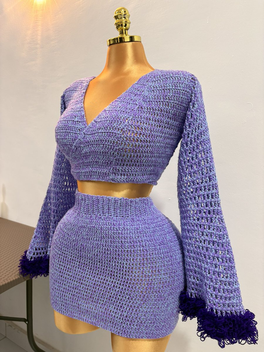 mellycrochets's tweet photo. I produce and sell beautiful crochet outfits, like this for example💜🩵🥹

Kindly visits https://t.co/yyj7V2Ymgv to see more of my designs.

#mellycrochets https://t.co/8Xj082NO9z