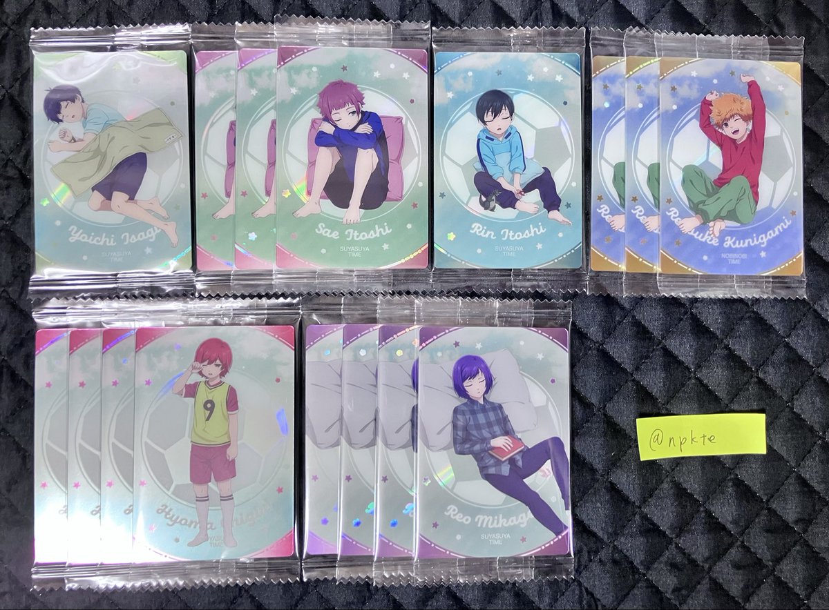 npkte's tweet photo. 交換 ブルーロック ブルロ ウエハース6

【譲】画像の物

【求】O蜂楽廻♾

郵送交換/ERは比率違い希望
先着順ではありませんので、返事にお時間頂きます🙇‍♀️ https://t.co/7C0x8SXhyr