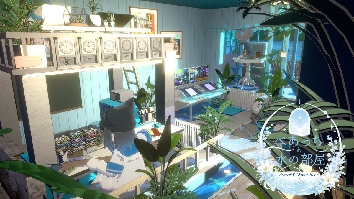 tanshu1539's tweet photo. 「べあっちと水の部屋」で作業を始めました！ 一緒に作業しませんか？ https://t.co/eB0kkXtGmP マルチルームID：KYTNEMP4552X #gogh #goghOnSteam https://t.co/TPI9VLzvUX