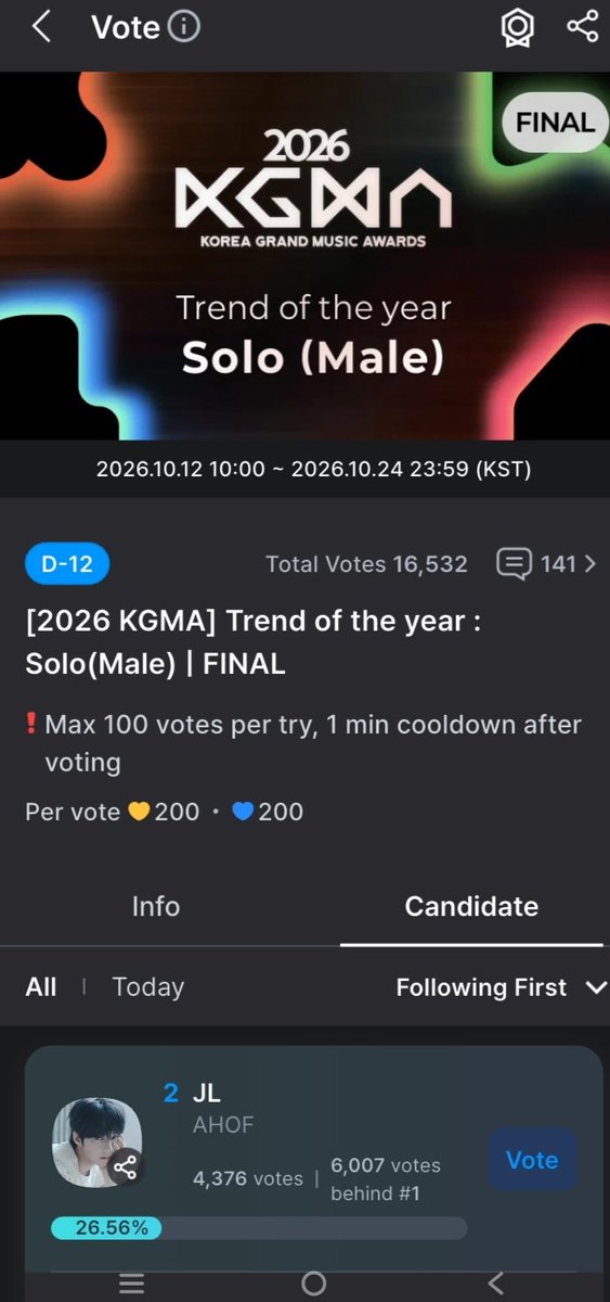 caiousH's tweet photo. Lubus lubusin na natin itong promotion for him. Please vote for JL in coogoong app ✨ https://t.co/NTaFHGi6tG