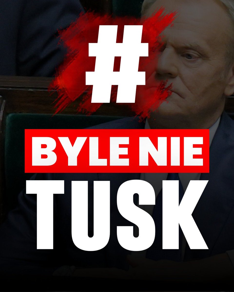 pisorgpl's tweet photo. ‼️ #ByleNieTusk!
👉 Udostępnij https://t.co/szjLN5V8bj