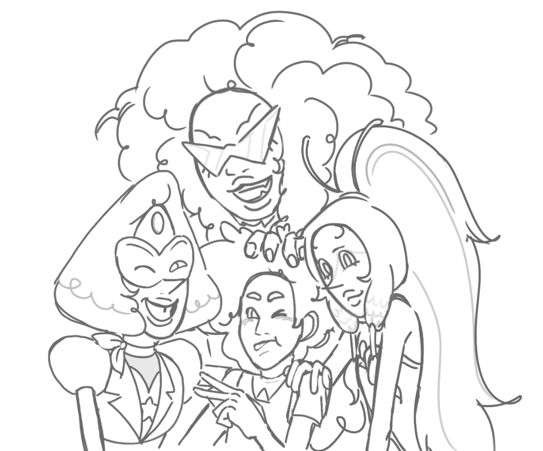 BluesBallet's tweet photo. Momswap au but with fusions or something https://t.co/yBfoDSK90o
