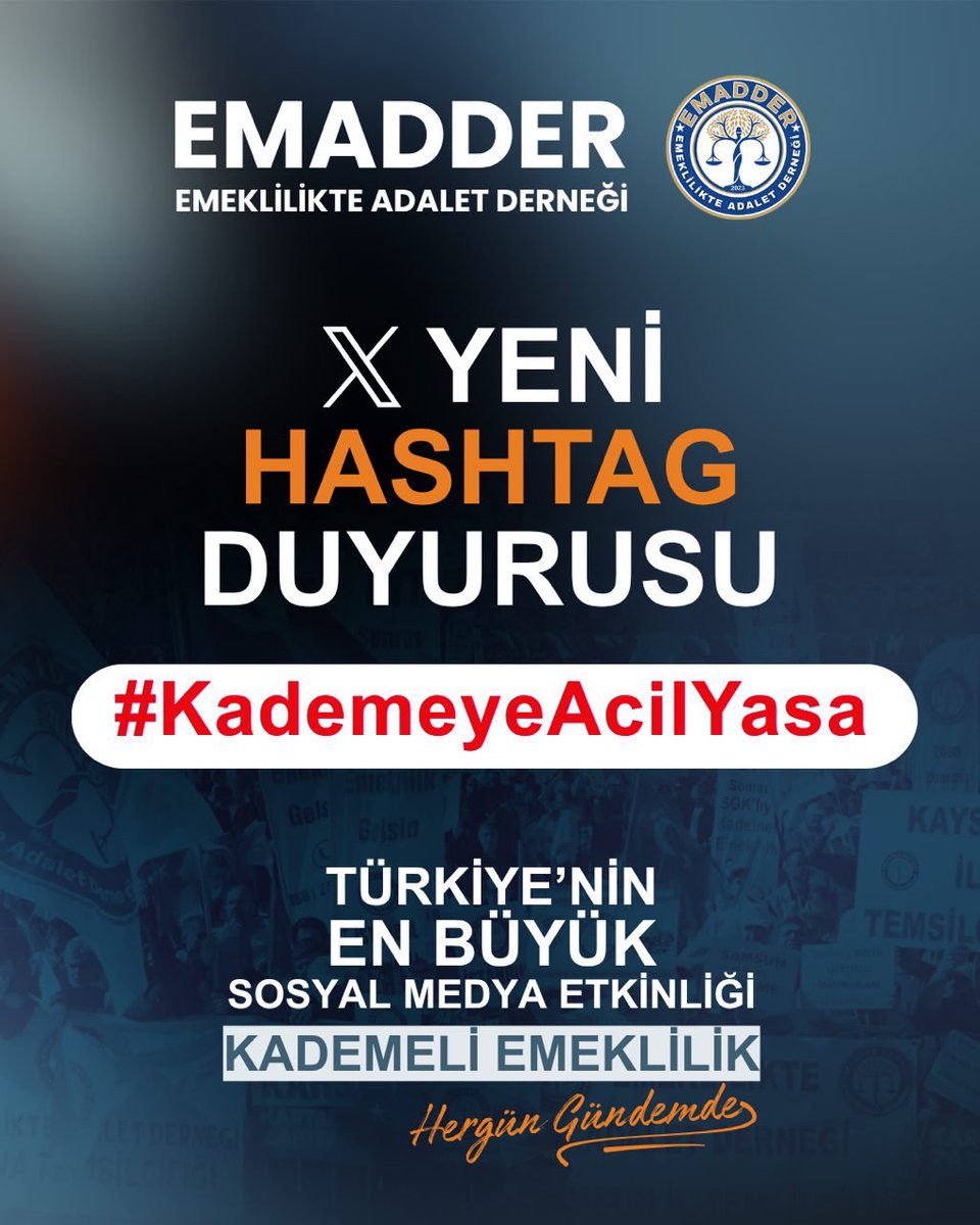 mihribanugurluu's tweet photo. Biz ayrıcalık değil, ADALET istiyoruz‼️
Biz lütuf değil, HAKKIMIZI istiyoruz‼️
Biz KADEMELİ EMEKLİLİK istiyoruz‼️
👇👇👇👇👇👇👇
#KademeyeAcilYasa

Haydi @EmadDernegi haftaya bomba gibi giriş yapalım bu hafta sahayada gündemede damga vuracağız👊

@Akparti @MHP_Bilgi @yenipartiyiz @iyiparti @herkesicinCHP @rprefahpartisi @tipgenelmerkez @zaferpartisi @isikhanvedat @sgksosyalmedya @SaadetPartisi @devapartisi @anahtarparti @bbpgenelmerkez @DSPGenelMerkez