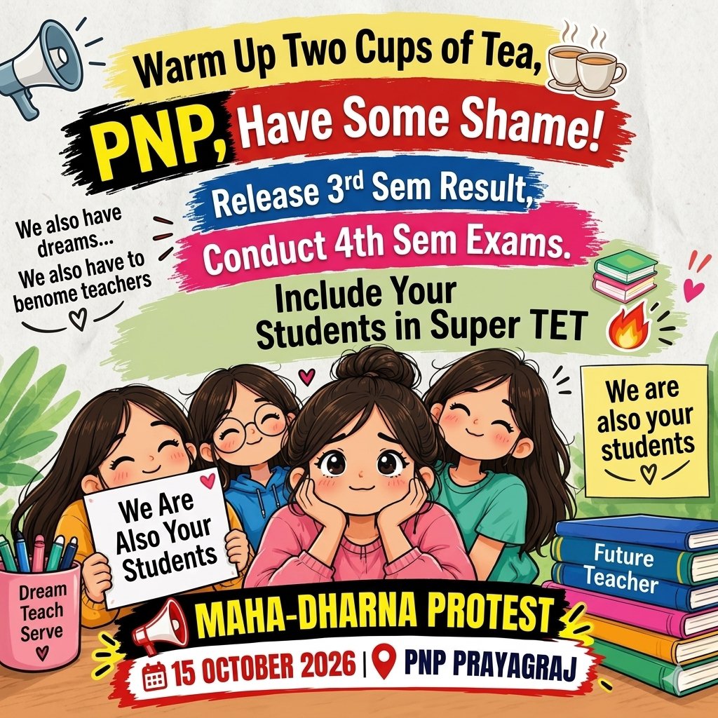 Antimavns's tweet photo. डीएलएड 2024 बैच के सभी साथी एक सुर में आवाज़ उठाएं! शहरी भर्ती 12508 में शामिल होना हमारा अधिकार है और हम इसे लेकर रहेंगे। सरकार तुरंत संज्ञान ले! ✊🔥
@myogiadityanath @thisissanjubjp @UPBasicShiksha @basicshiksha_up @UPGovt
#UPDElEd_मौका_दो_न्याय_दो #UPDElEd_2024 https://t.co/HsEDlIdD3k