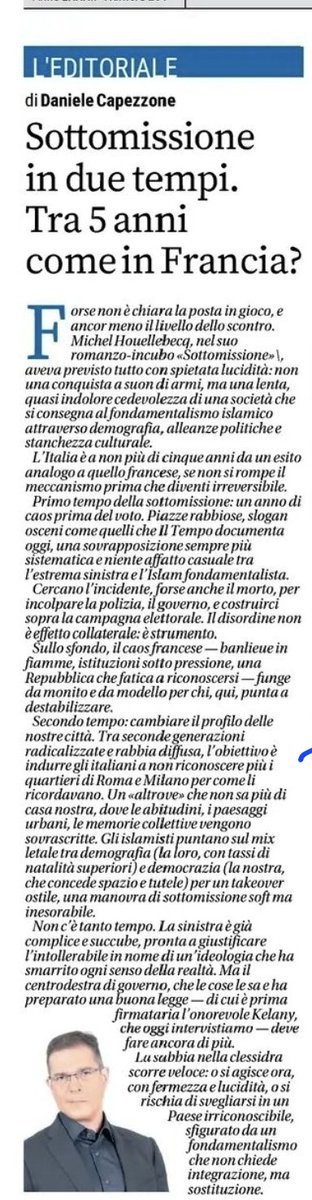 minorenk's tweet photo. Siamo giá da molti anni sulla strada, sbagliata, dell'islamismo peggiore.
E non ci sono segni di ripensamenti.
Non capisco, ma lo só,  dove vuole arrivare la sx. https://t.co/fyfOO2yJGm