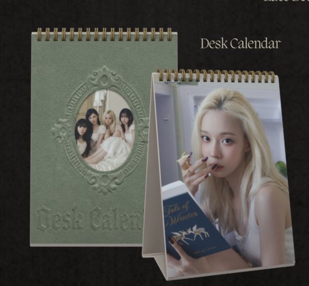 katarianbluuu's tweet photo. aduh pgn banget desk cal aespa #wtb desk cal aespa sg seasons greetings 2027 pls pls WTB WTB https://t.co/m5yjFzGZFU